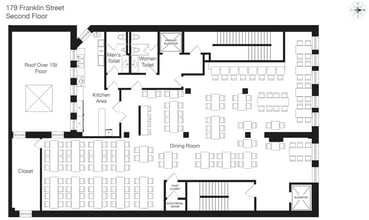 179 Franklin St, New York, NY à louer Plan d’étage– Image 1 sur 1