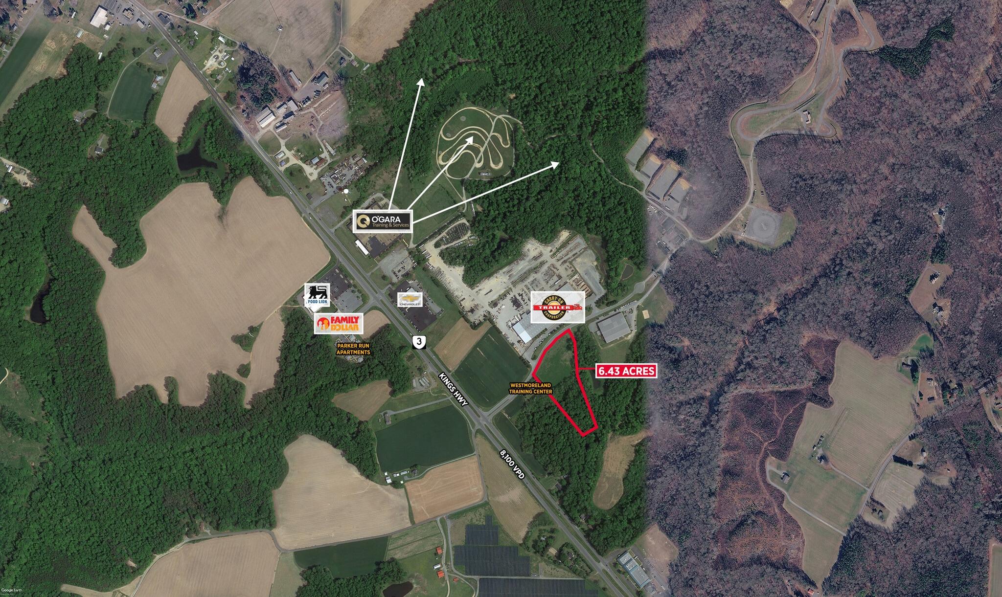 Industrial Park Dr, Montross, VA à vendre Photo principale– Image 1 sur 3