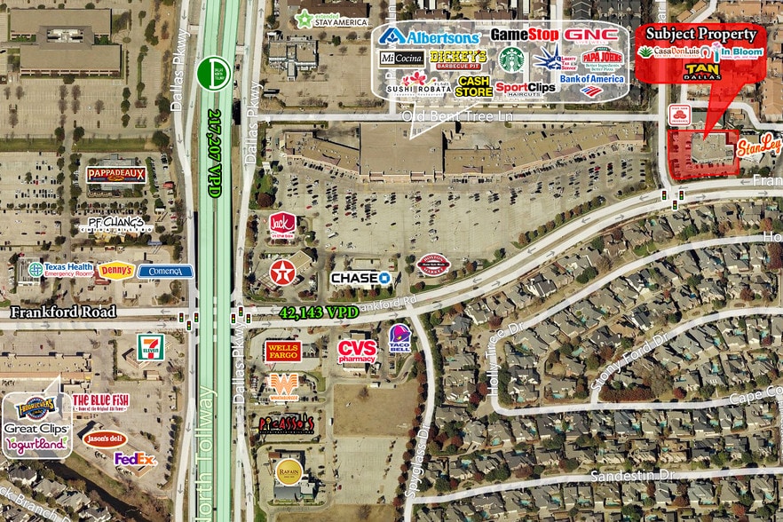 4805 Frankford Rd, Dallas, TX à louer - Aérien – Image 1 sur 2