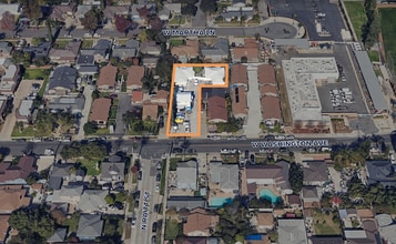 1735 W Washington Ave, Santa Ana, CA - Vue aérienne  vue de carte