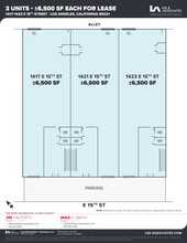 1417 15th, Los Angeles, CA à louer Plan de site– Image 1 sur 1