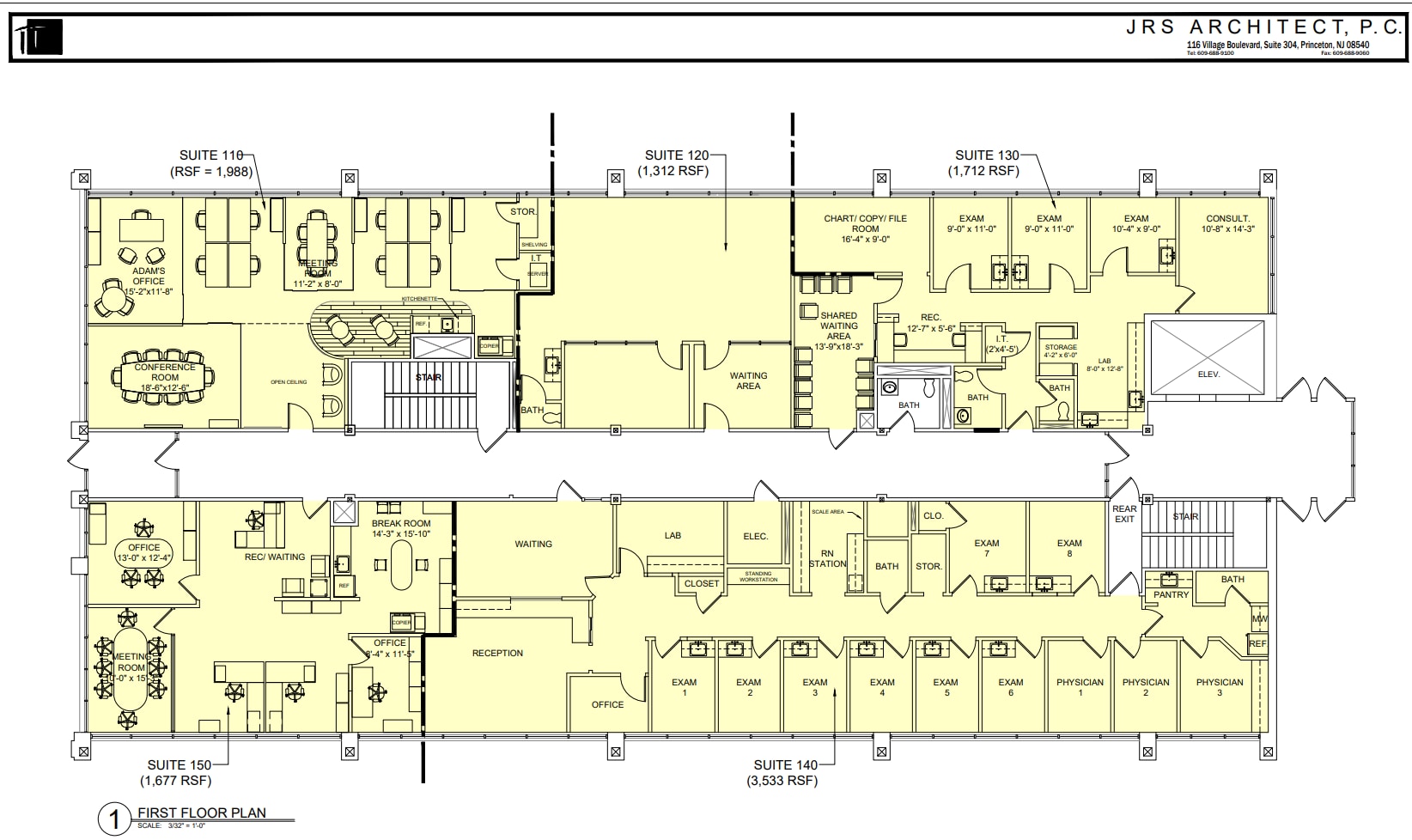 277-281 Witherspoon St, Princeton, NJ à louer Plan d’étage– Image 1 sur 1