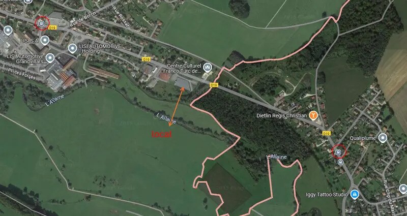 Local commercial dans Grandvillars à louer - Photo de l’immeuble – Image 2 sur 6