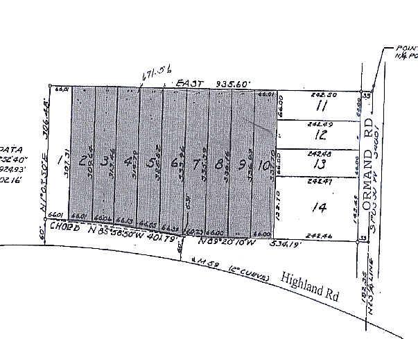 Highland Rd, White Lake Township, MI à vendre - Plan cadastral – Image 2 sur 4