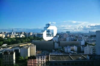 Clichy - Vue aérienne  vue de carte