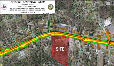 3825 S New Hope Rd, Gastonia, NC - VUE AÉRIENNE  vue de carte - Image1