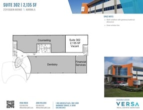 2124 Ogden Ave, Aurora, IL à louer Plan d’étage– Image 1 sur 1