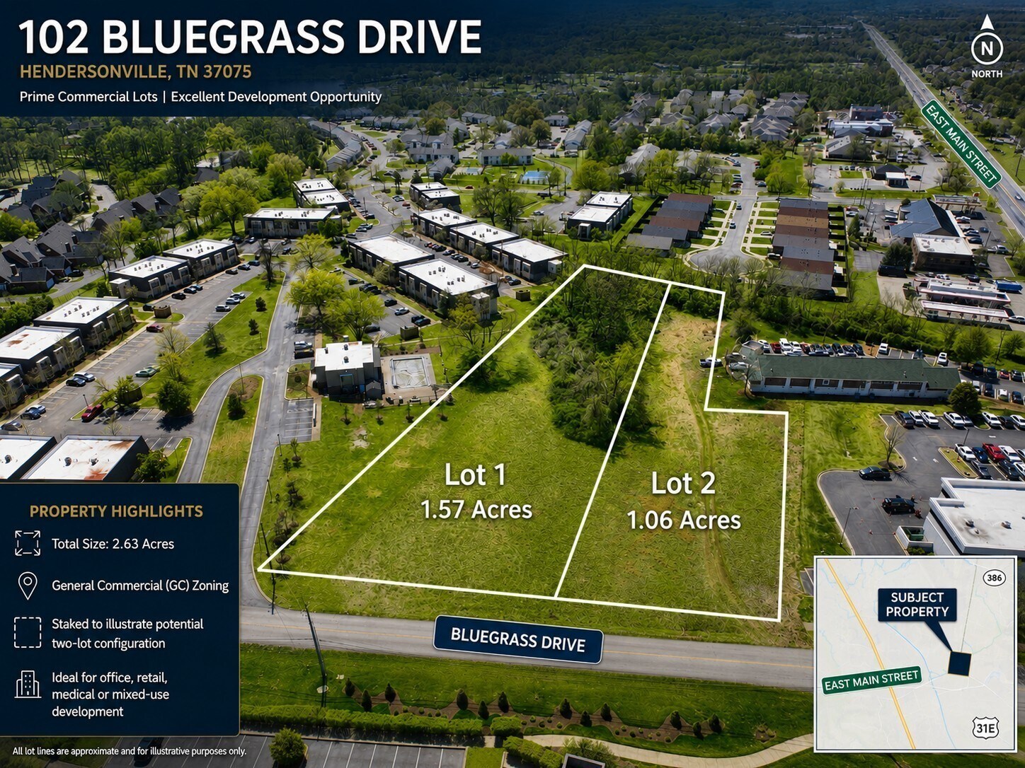 102 Bluegrass Dr, Hendersonville, TN à vendre Photo de l’immeuble– Image 1 sur 2