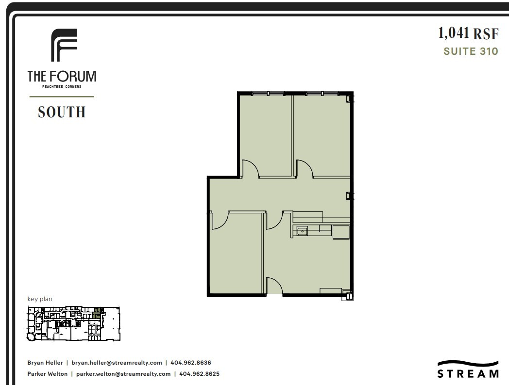 5201 Peachtree Pky, Norcross, GA à louer Plan d’étage– Image 1 sur 1