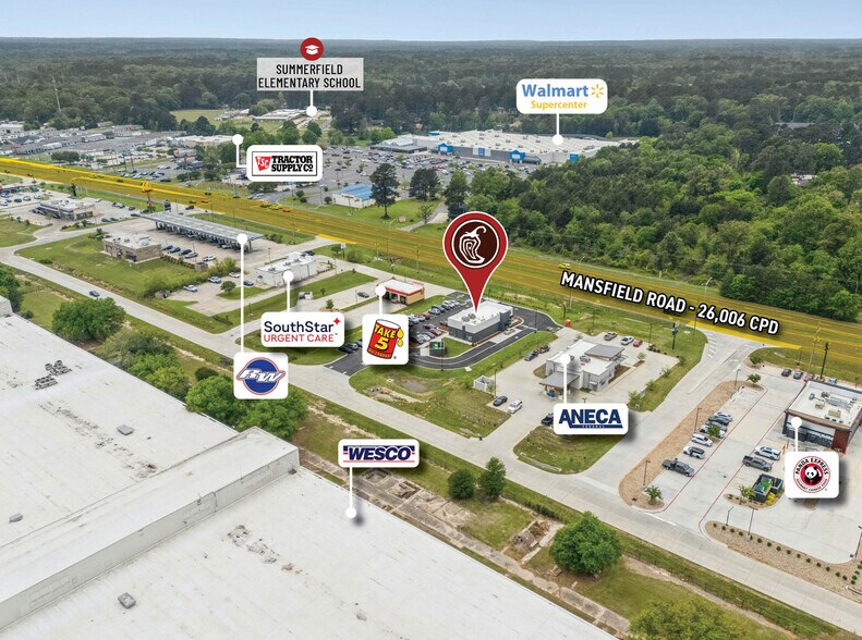 9521 Mansfield rd, Shreveport, LA à vendre - Photo de l’immeuble – Image 3 sur 6