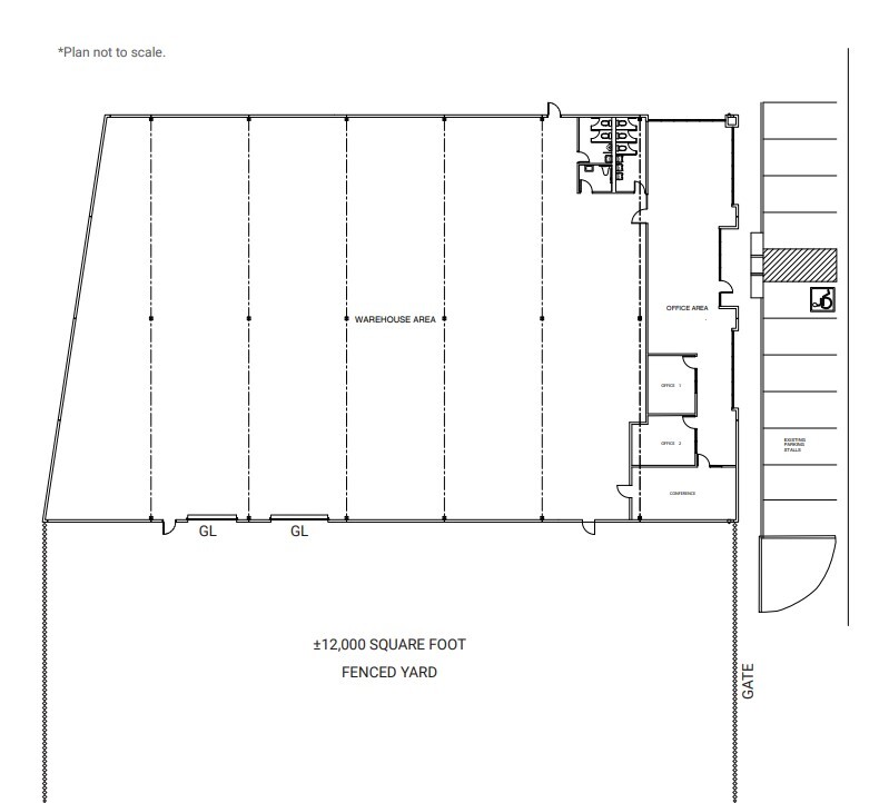 1325 N Blue Gum St, Anaheim, CA à louer Plan d’étage– Image 1 sur 1