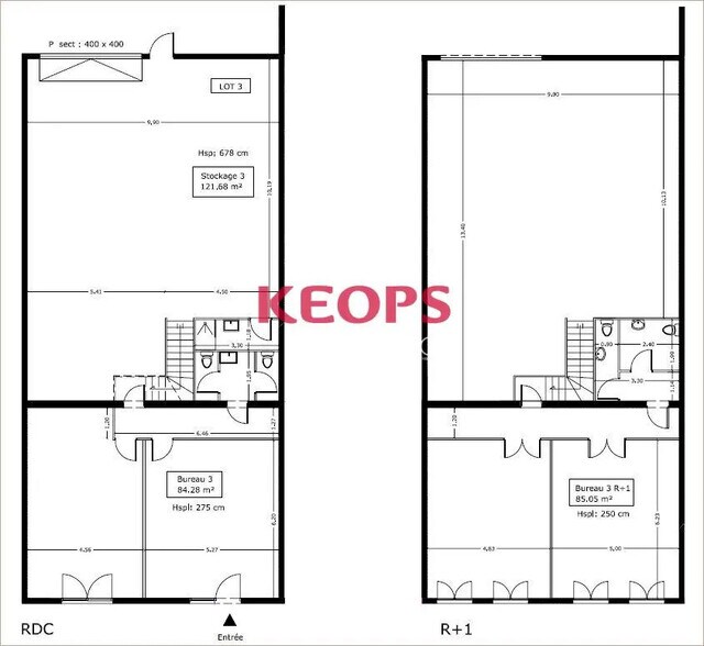 Local d'activités dans L'UNION à vendre - Plan d’étage – Image 2 sur 2
