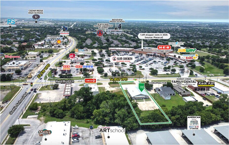 2715 Red Bud Ln, Round Rock, TX à louer - Photo de l’immeuble – Image 2 sur 5