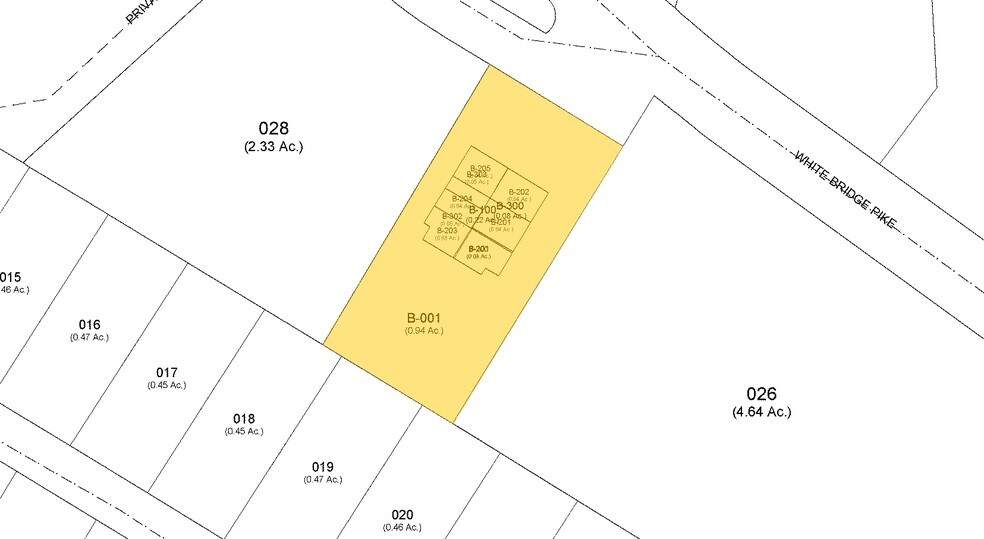 85 White Bridge Pike, Nashville, TN à louer - Plan cadastral – Image 2 sur 4