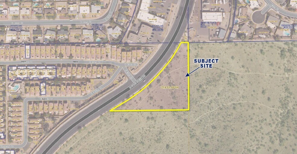 SSEC Cave Creek & Greenway, Phoenix, AZ à vendre - Plan de site – Image 2 sur 5