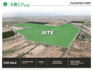Plus de détails pour 755 Riata Rd, Tularosa, NM - Terrain à vendre