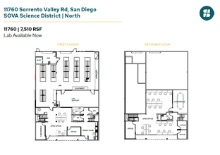 11555 Sorrento Valley Rd, San Diego, CA à louer Plan d’étage– Image 1 sur 1