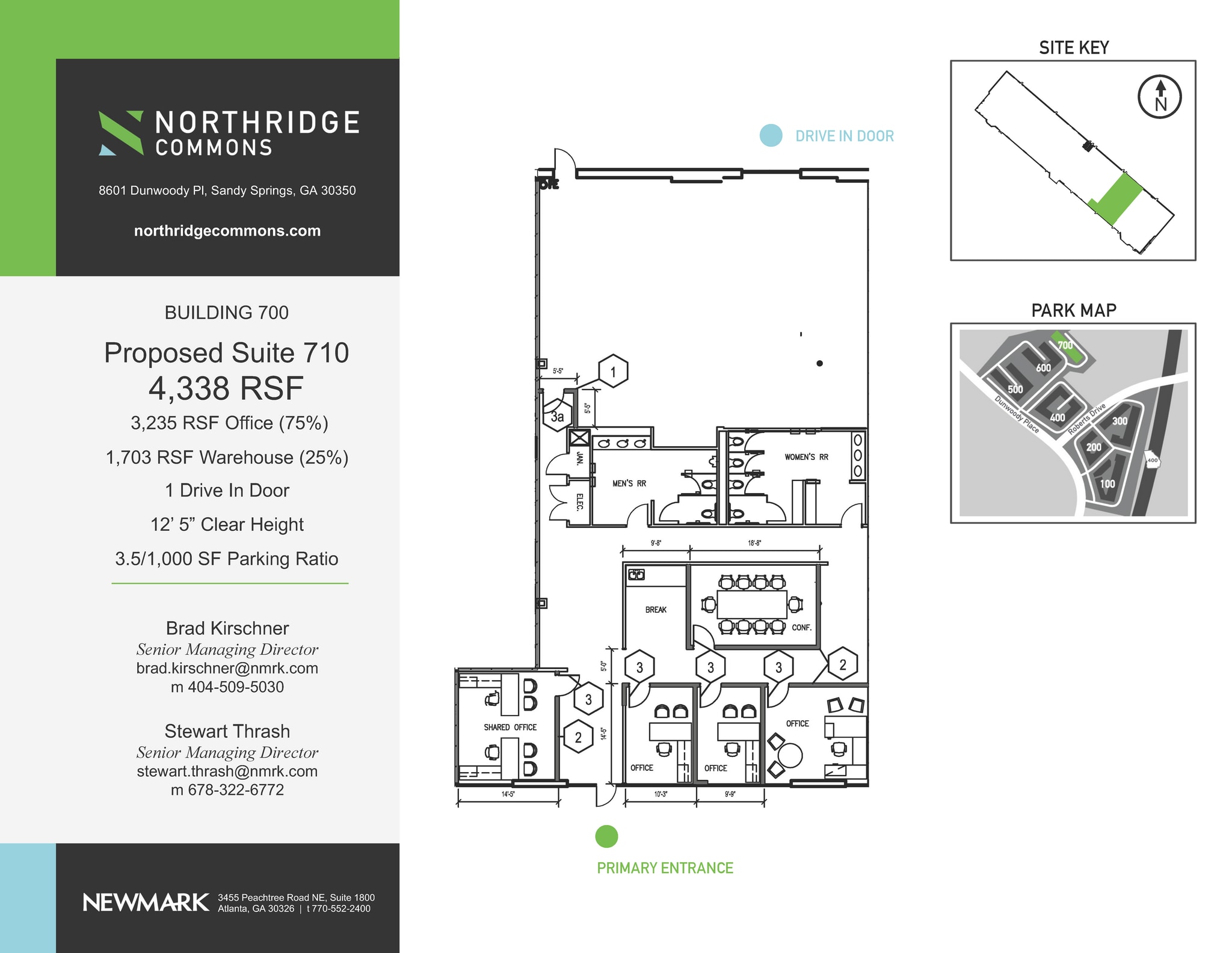 8601 Dunwoody Pl, Sandy Springs, GA à louer Plan d’étage– Image 1 sur 1