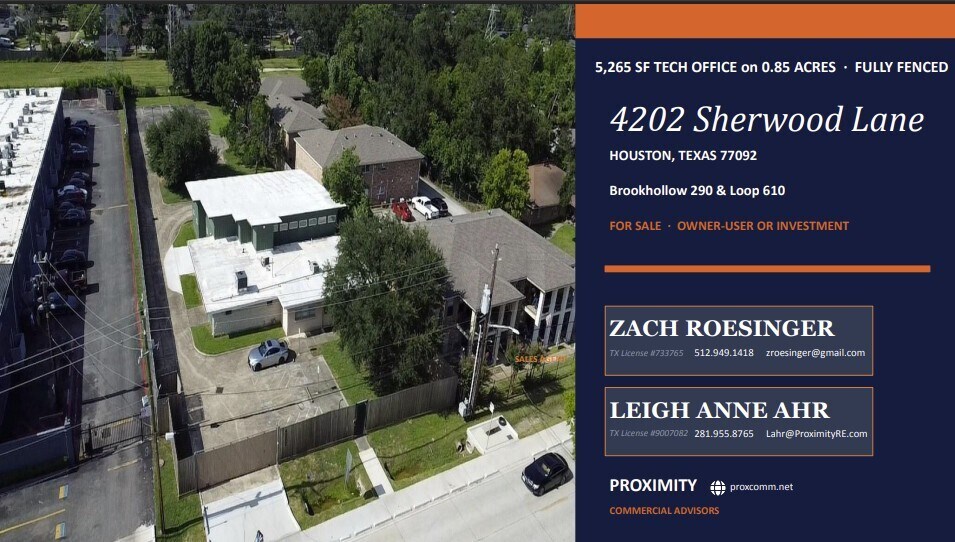 4202 Sherwood Ln, Houston, TX à vendre Photo de l’immeuble– Image 1 sur 29