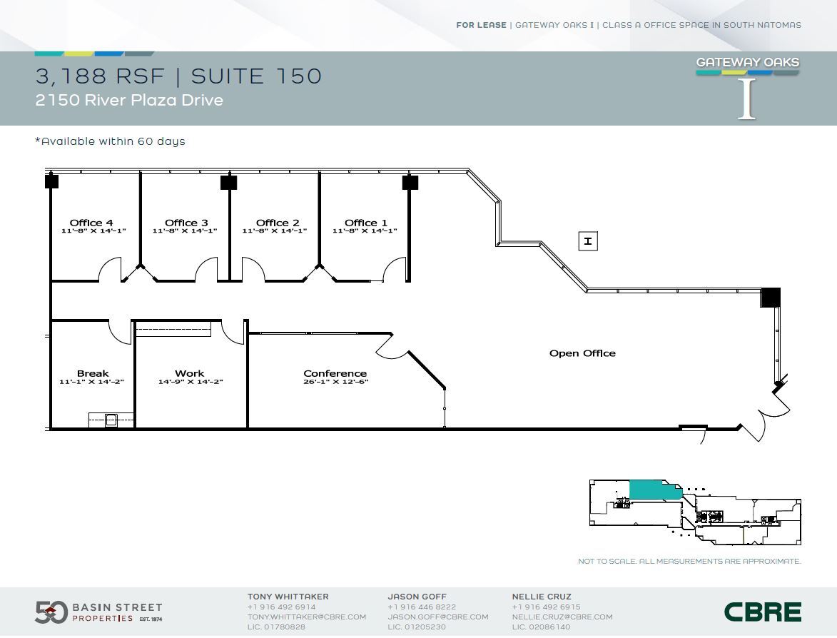 2150 River Plaza Dr, Sacramento, CA à louer Plan d’étage– Image 1 sur 1