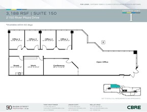 2150 River Plaza Dr, Sacramento, CA à louer Plan d’étage– Image 1 sur 1