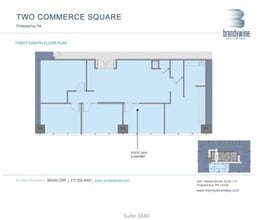 2001 Market St, Philadelphia, PA à louer Plan d’étage– Image 1 sur 1