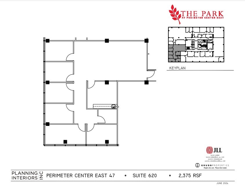 47 Perimeter Ctr E, Atlanta, GA à louer Plan d’étage– Image 1 sur 1