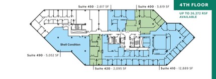 6550 Rock Spring Dr, Bethesda, MD à louer Plan d’étage– Image 1 sur 1
