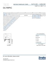 11845 W Olympic Blvd, Los Angeles, CA à louer Plan d’étage– Image 1 sur 1