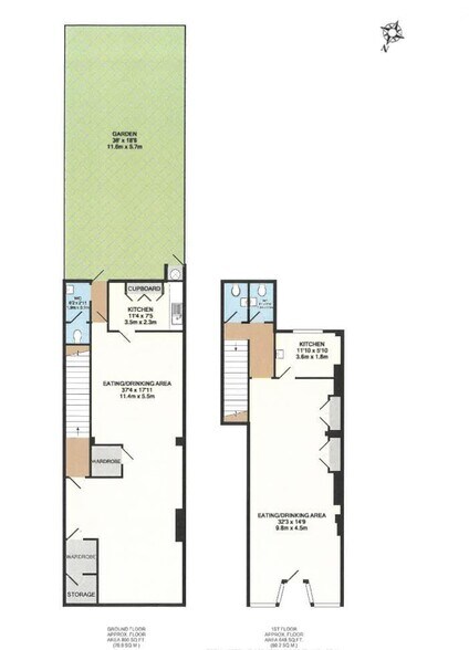 8 Cazenove Rd, Londres à louer - Plan d’étage – Image 3 sur 4