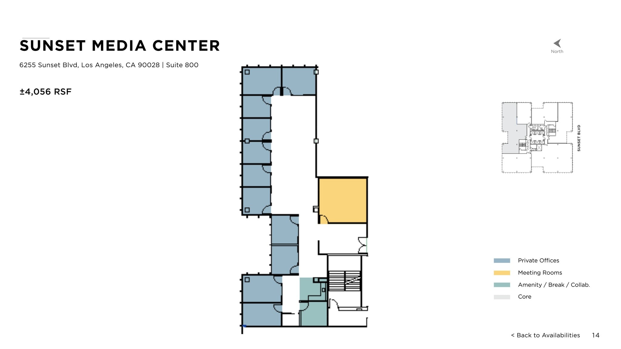6255 W Sunset Blvd, Los Angeles, CA à louer Plan de site– Image 1 sur 1