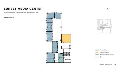 6255 W Sunset Blvd, Los Angeles, CA à louer Plan de site– Image 1 sur 1