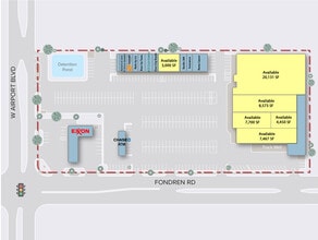 12235-12355 Fondren Rd, Houston, TX à louer Plan de site– Image 1 sur 1