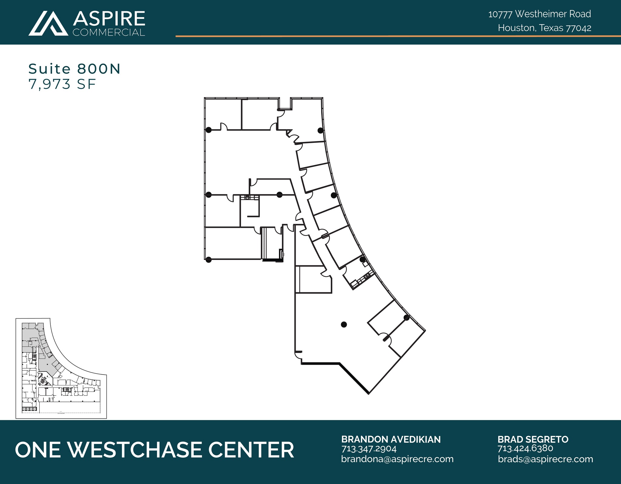 10777 Westheimer Rd, Houston, TX à louer Plan d’étage– Image 1 sur 1