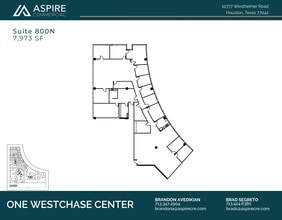 10777 Westheimer Rd, Houston, TX à louer Plan d’étage– Image 1 sur 1