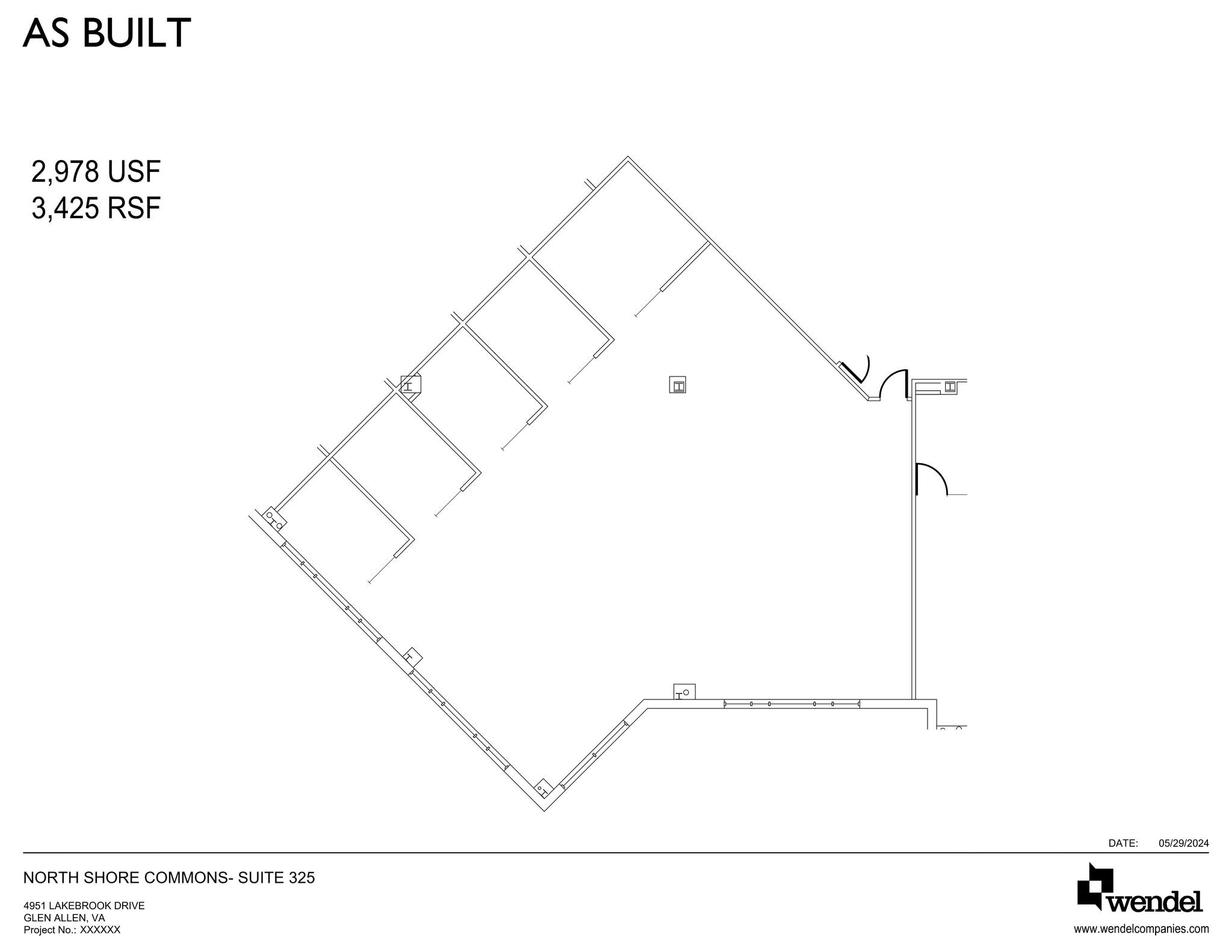 4951 Lake Brook Dr, Glen Allen, VA à louer Plan de site– Image 1 sur 1