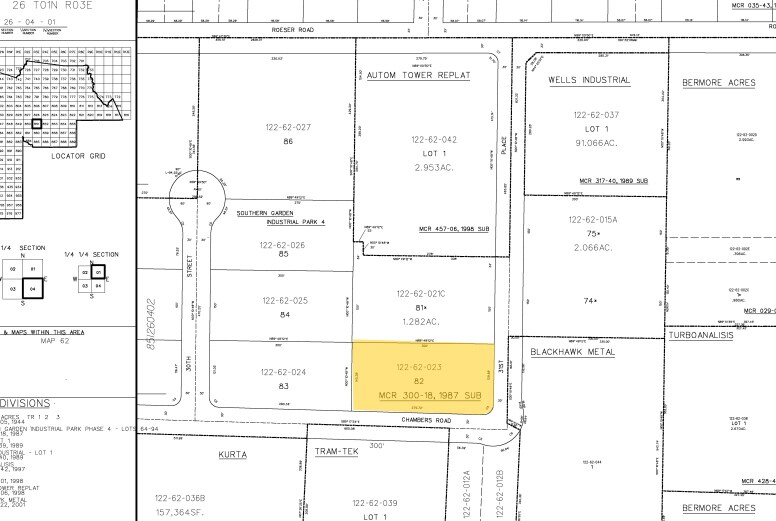 5250 S 31st Pl, Phoenix, AZ à louer - Plan cadastral – Image 2 sur 6