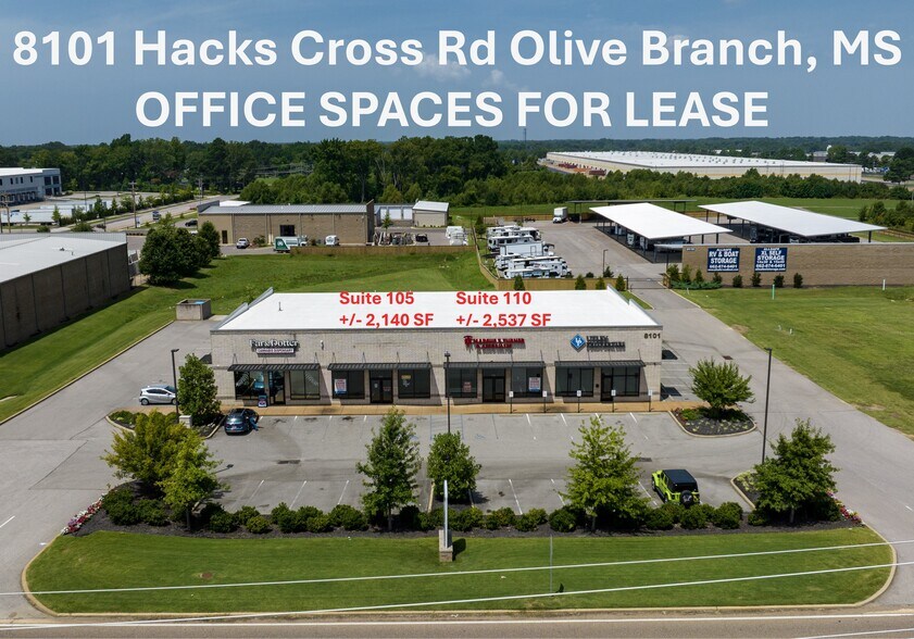 8101 Hacks Cross Rd, Olive Branch, MS à louer - Photo de l’immeuble – Image 1 sur 7