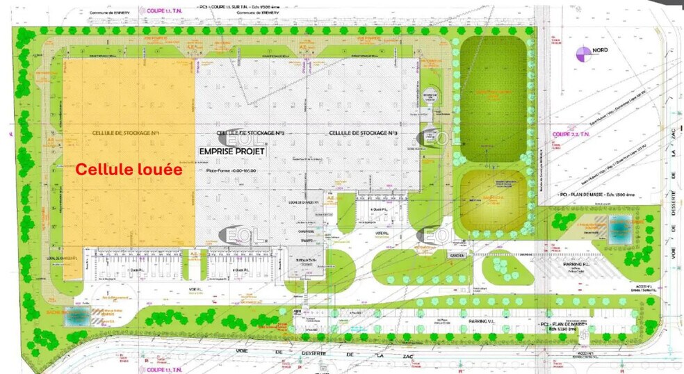Industriel/Logistique dans à louer - Plan de site – Image 3 sur 3