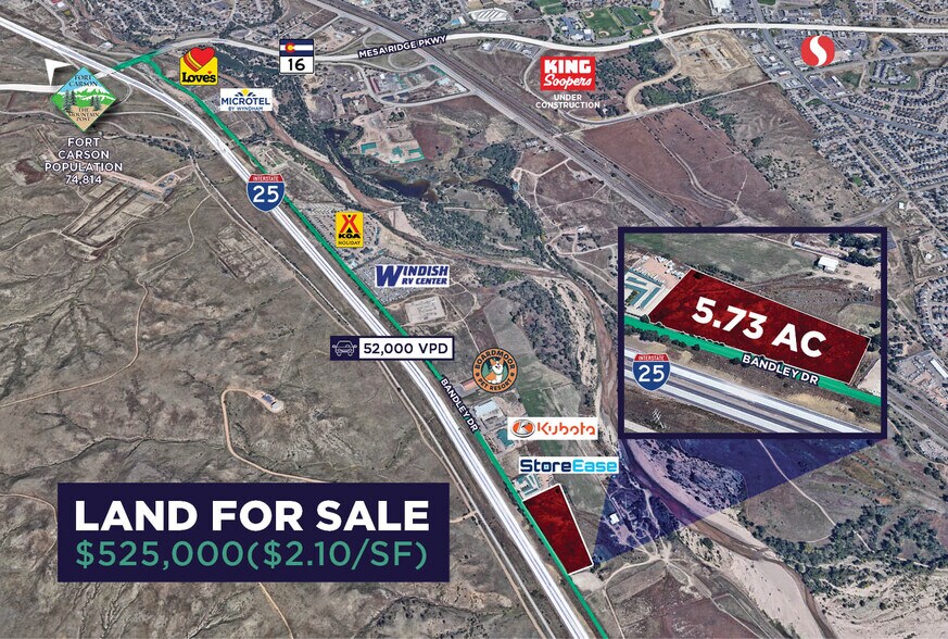 9539-9559 Bandley Dr, Fountain, CO à vendre - Photo de l’immeuble – Image 1 sur 3