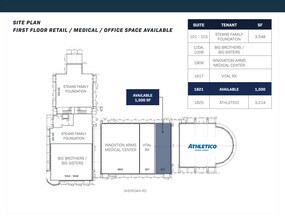 1801-1825 Sheridan Rd, North Chicago, IL à louer Plan de site– Image 1 sur 1