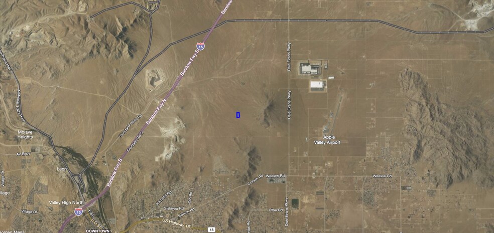 0 Los Padres Road, Apple Valley, CA à vendre - Aérien – Image 1 sur 3
