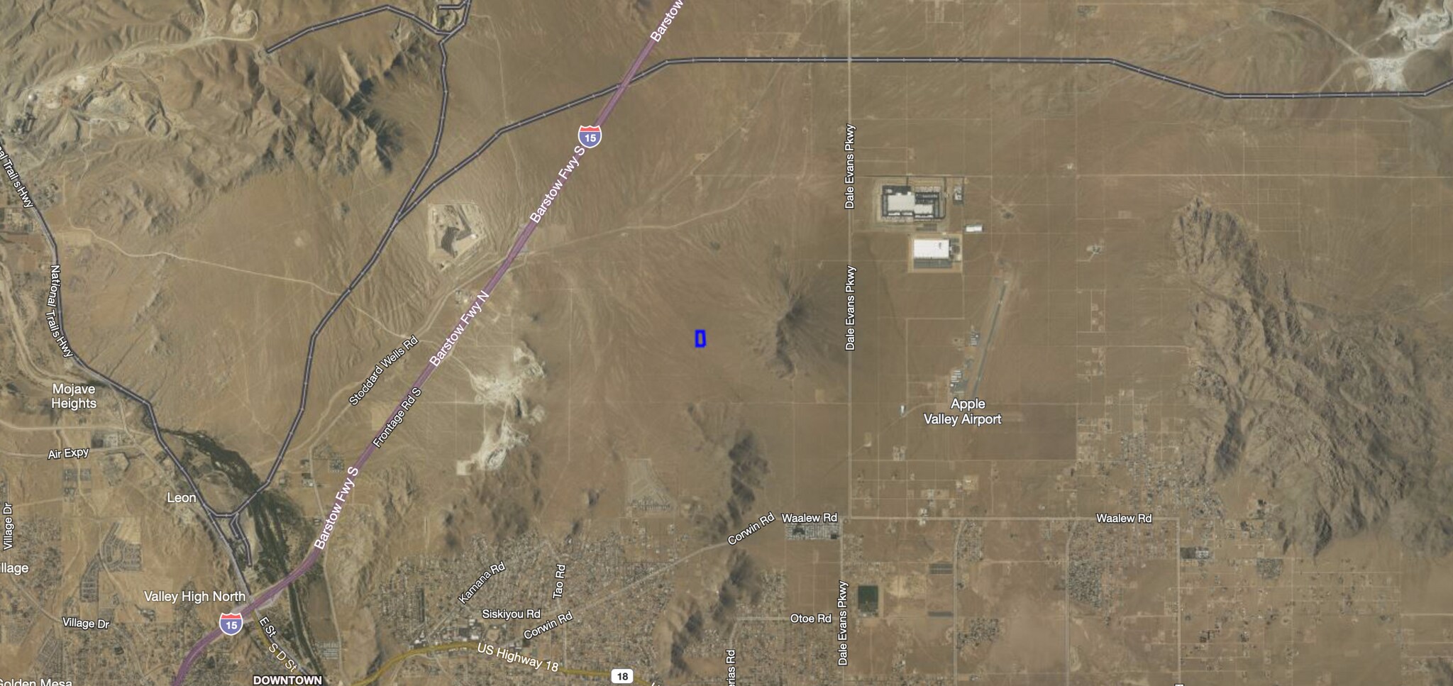 0 Los Padres Road, Apple Valley, CA à vendre Aérien– Image 1 sur 4