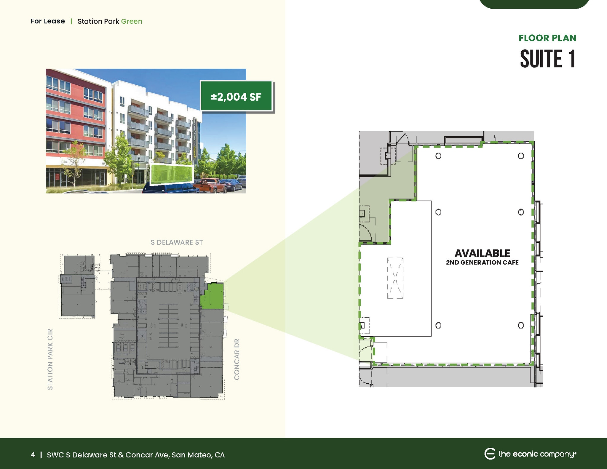 430 Station Park Cir S100, San Mateo, CA à louer Plan d’étage– Image 1 sur 1