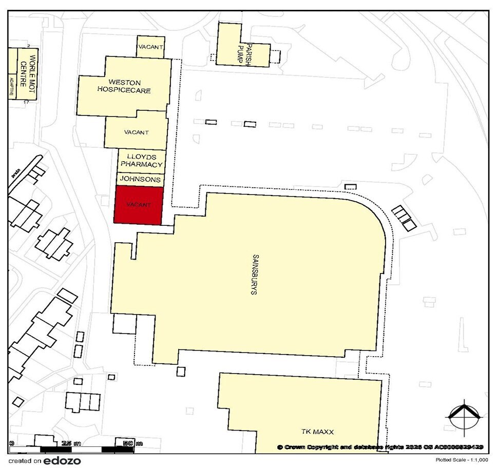 Queens Way, Weston Super Mare à louer Plan de site– Image 1 sur 8