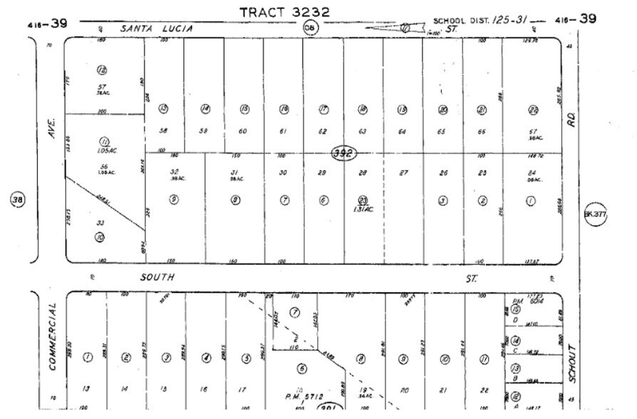 20601 Santa Lucia St, Tehachapi, CA à vendre - Plan cadastral – Image 2 sur 2