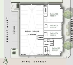 1440 S 13th St, Omaha, NE à louer Plan d’étage– Image 2 sur 6