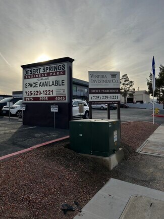Plus de détails pour 3975 W Quail Ave, Las Vegas, NV - Bureau, Industriel/Logistique à louer