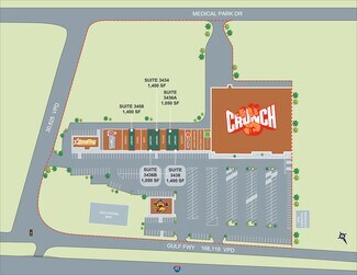 Plus de détails pour 3400-3410 Gulf Freeway, Dickinson, TX - Local commercial à louer