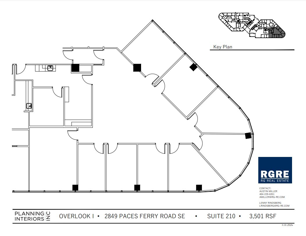 2849 Paces Ferry Rd SE, Atlanta, GA à louer Plan d’étage– Image 1 sur 1